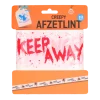 Afzetlint Halloween keep away bloody rood/wit 10m