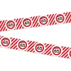 Afzetlint 65 jaar rood/wit 10m