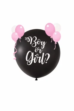 Ballon gender reveal meisje - 90 cm