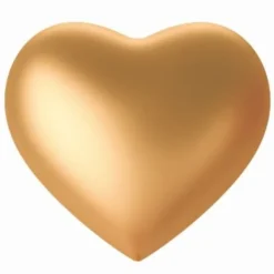 Ballonnen hart goud 30 cm - 4 stuks