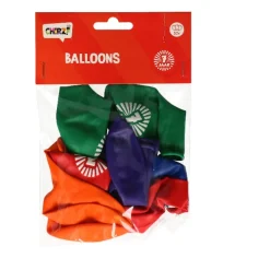 Ballonnen 7 jaar meerkleurige 30cm - 10 stuks