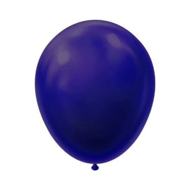Ballonnen metallic blauw 30 cm - 20 stuks