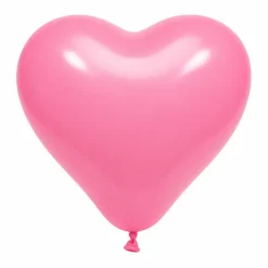 Ballonnen Pastel Hart - Roze - 30cm - 4 stuks