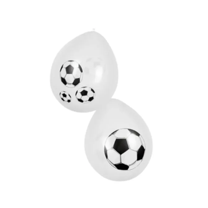Ballonnen Voetbal - 6 stuks