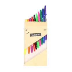 Balpennen gekleurd 10 stuks