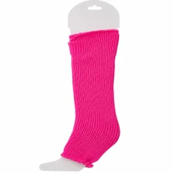 Beenwarmers neon roze one size