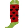 Beenwarmers stippen rood/zwart