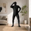 Body suit heren zwart one size