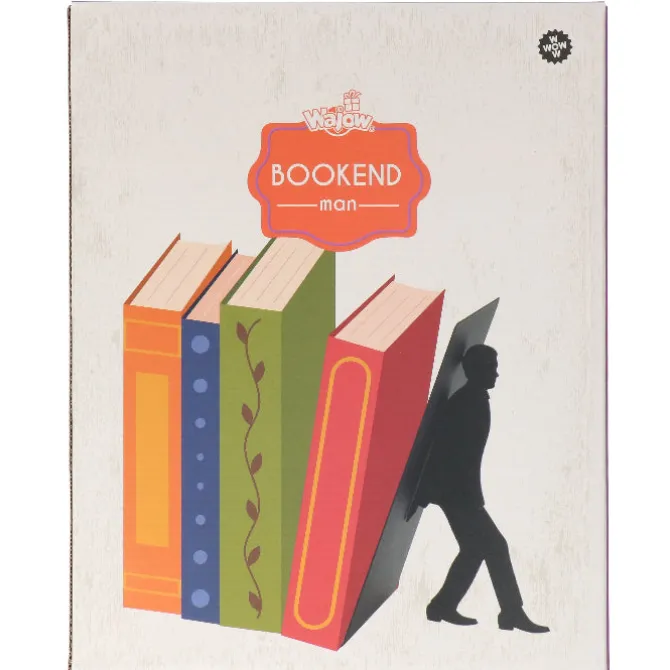 Boekensteun Man