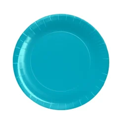 Bord papier blauw 8 st