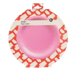 Bord papier roze 8 st
