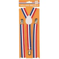 Bretels Holland rood/wit/blauw