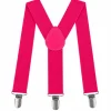 Bretels neon roze