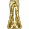 Broek flared goud dames maat S/M