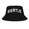 Bucket hat Biertje zwart