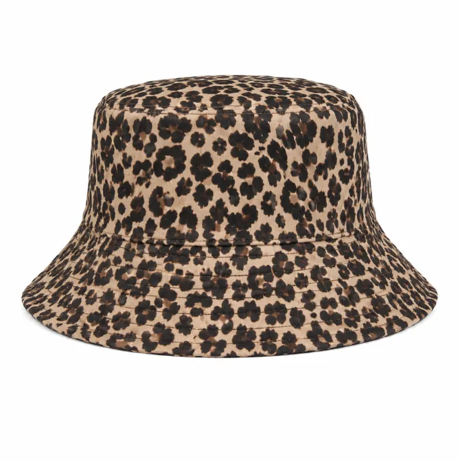 Bucket hat panter beige/bruin
