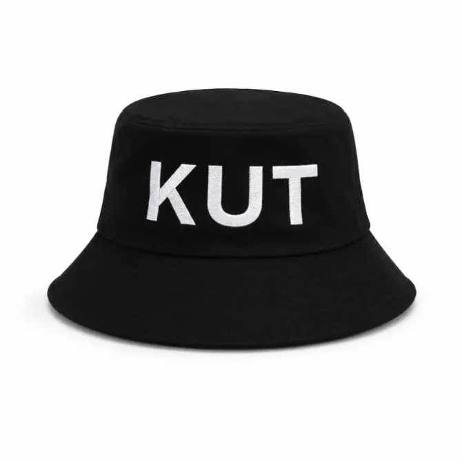 Bucket hoed Kut zwart/wit