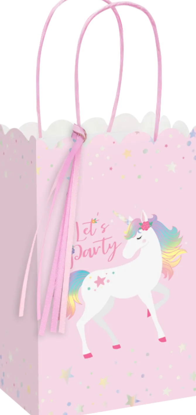 Cadeautasjes - 4 stuks - Unicorn