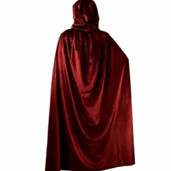 Cape Halloween capuchon fluweel rood