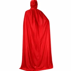 Cape Halloween capuchon rood volwassenen