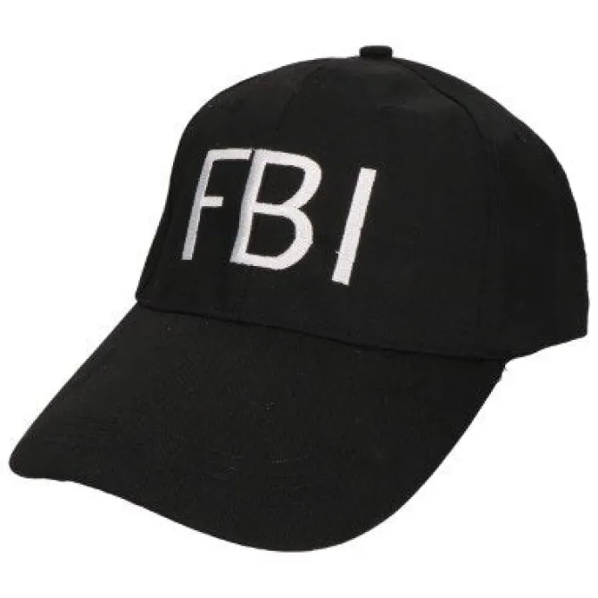 Cap FBI zwart