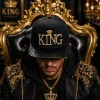 Cap King goud/zwart