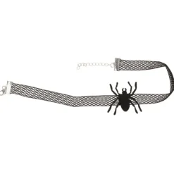 Choker Halloween spin zwart