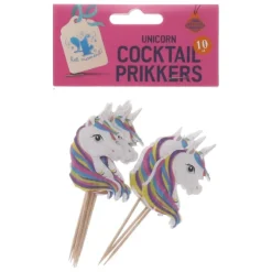 Cocktailprikkers Unicorn 10 stuks