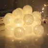 Cottonball lichtsnoer wit 10 ballen 2m