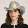 Cowboyhoed holografisch iriserend
