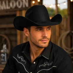 Cowboyhoed zwart