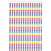 Deurgordijn folie hart regenboog - 1 x 2 m