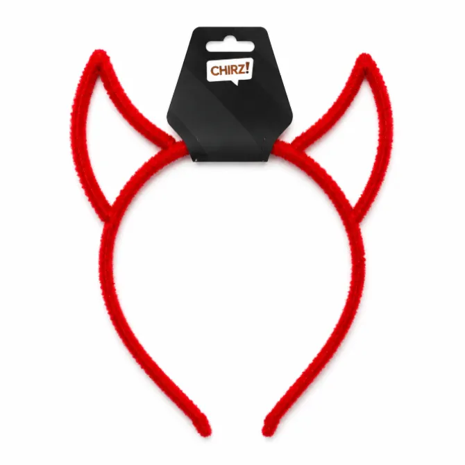 Diadeem Duivelsoren - rood