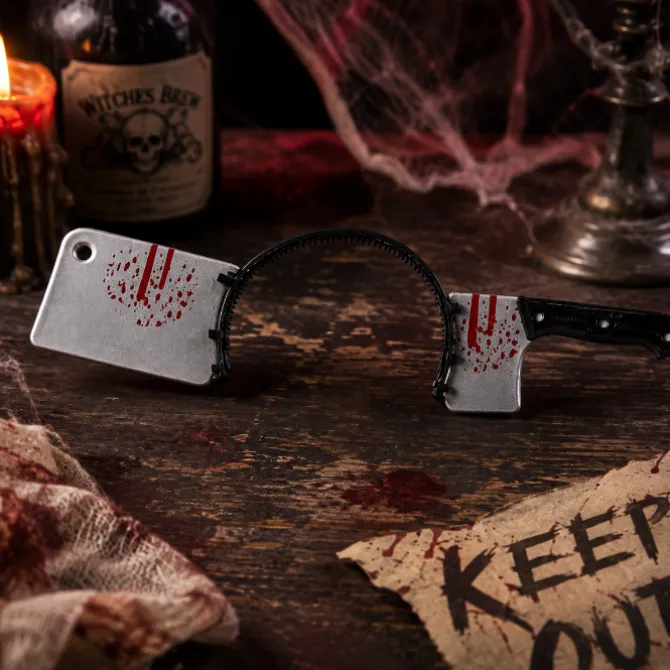 Diadeem Halloween hakmes bloederig