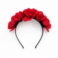 Diadeem Halloween rozen rood