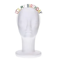 Diadeem It's my birthday meerkleurig