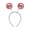 Diadeem 65 jaar rood/wit