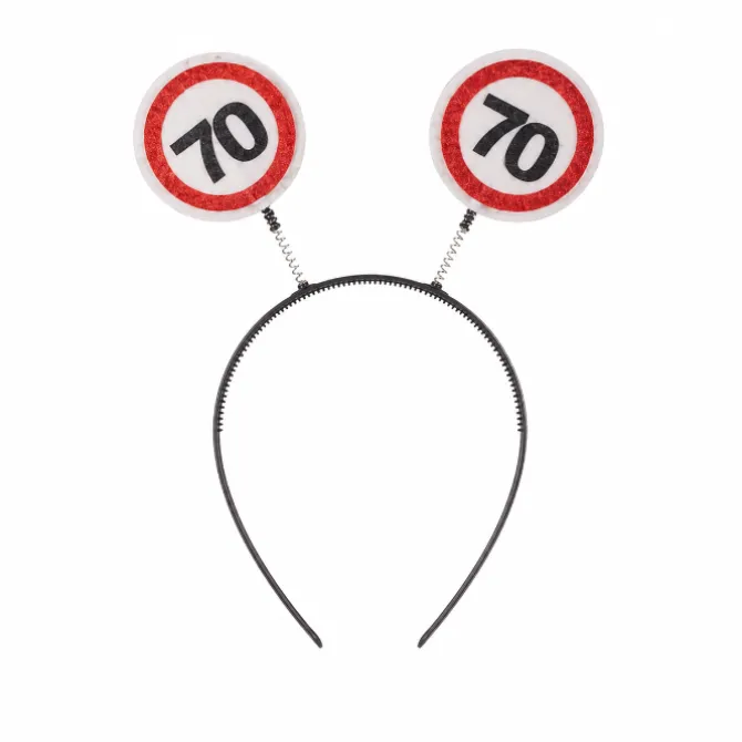 Diadeem 70 jaar rood/wit