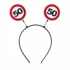 Diadeem 50 jaar rood/wit