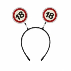 Diadeem 18 jaar verkeersbord