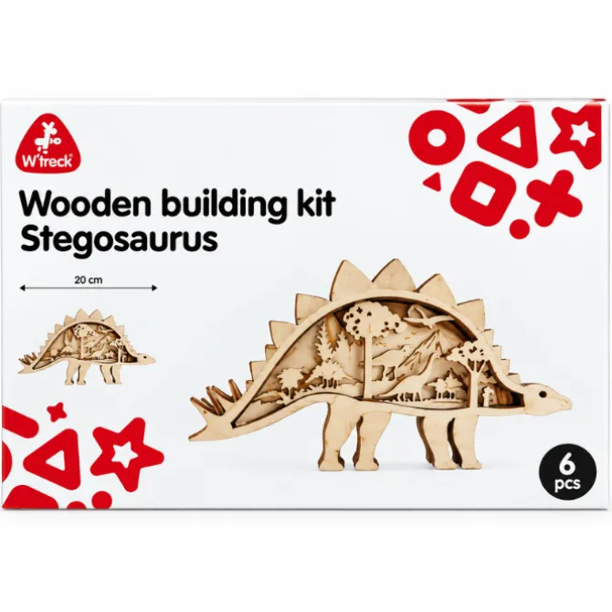 DIY Stegosaurus multi-layer painting