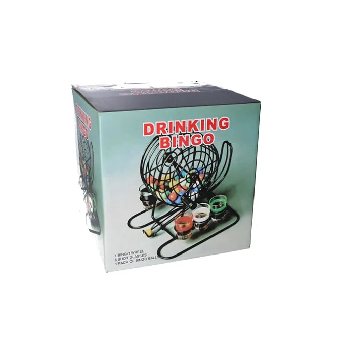 Drankspel bingo 6 shotglazen