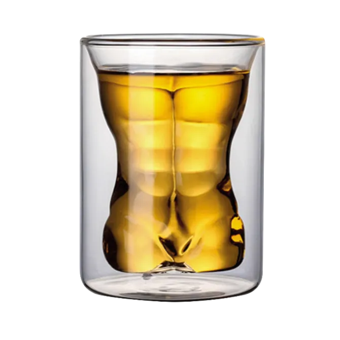 Dubbelwandig glas Man (150ml)