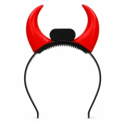 Duivelsoren Halloween licht zwart/rood
