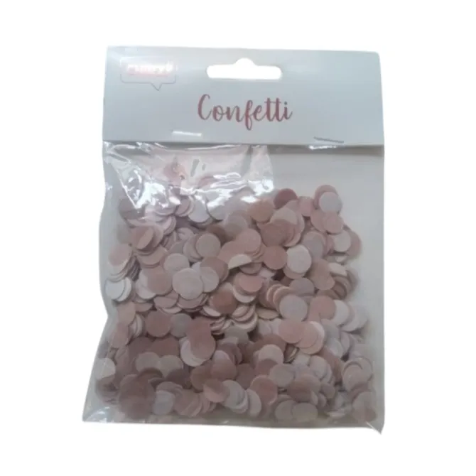 Feestversiering Confetti Rose Goud