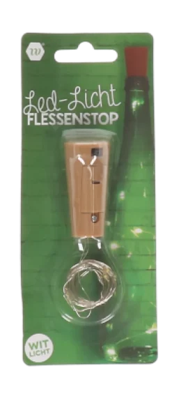 Flessenstop ledlicht wit