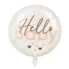Folieballon Hello baby - 45 cm