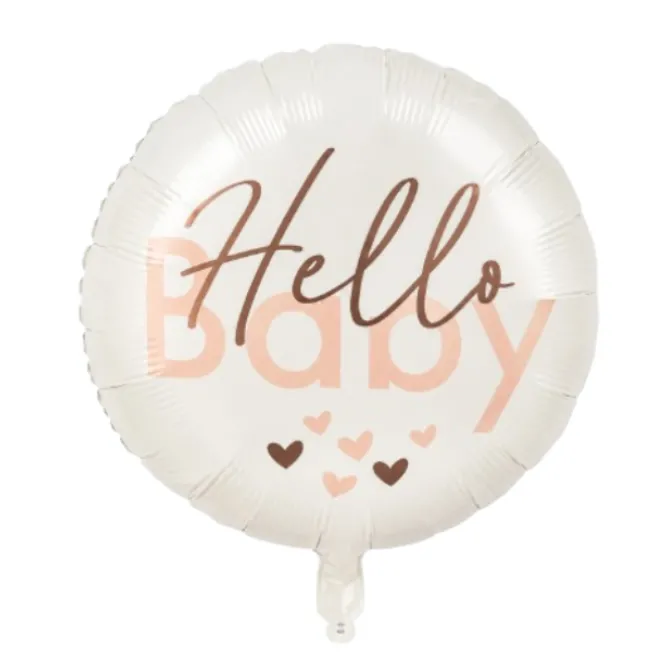 Folieballon Hello baby - 45 cm