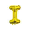 Folieballon Letter I Goud - 35 cm
