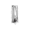 Folieballon letter I zilver - 35 cm